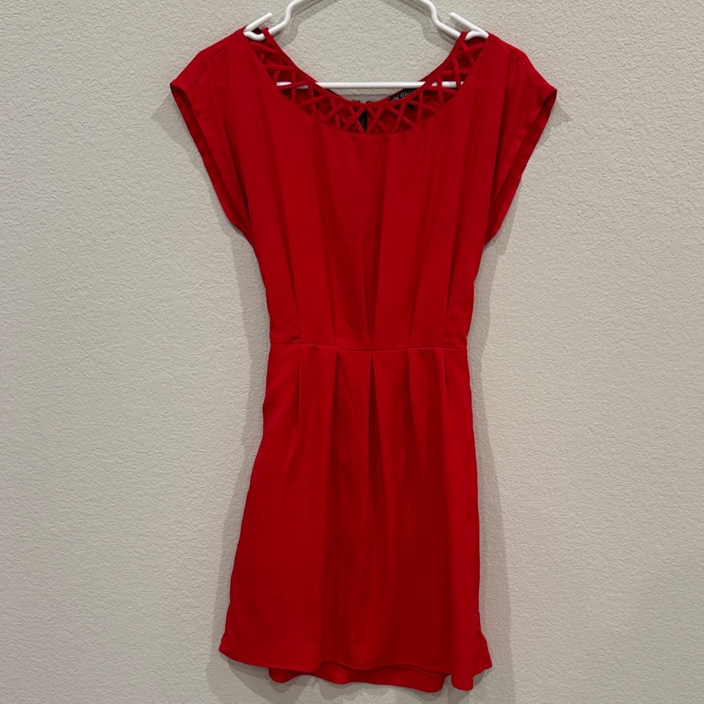 BeBop Red Midi Dress